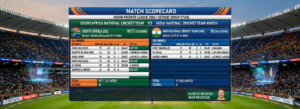 south africa national cricket team vs india national cricket team match scorecard